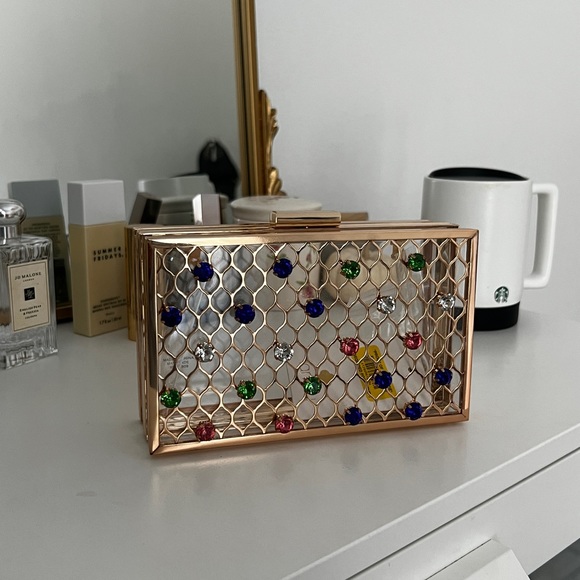 Gold clutch with gems - Picture 9 of 9